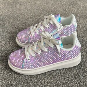 Lola and the boys crystal sneakers. New in box. Size 1